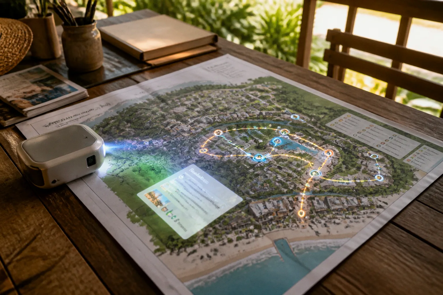Interactive video maps vs linear tours for resorts