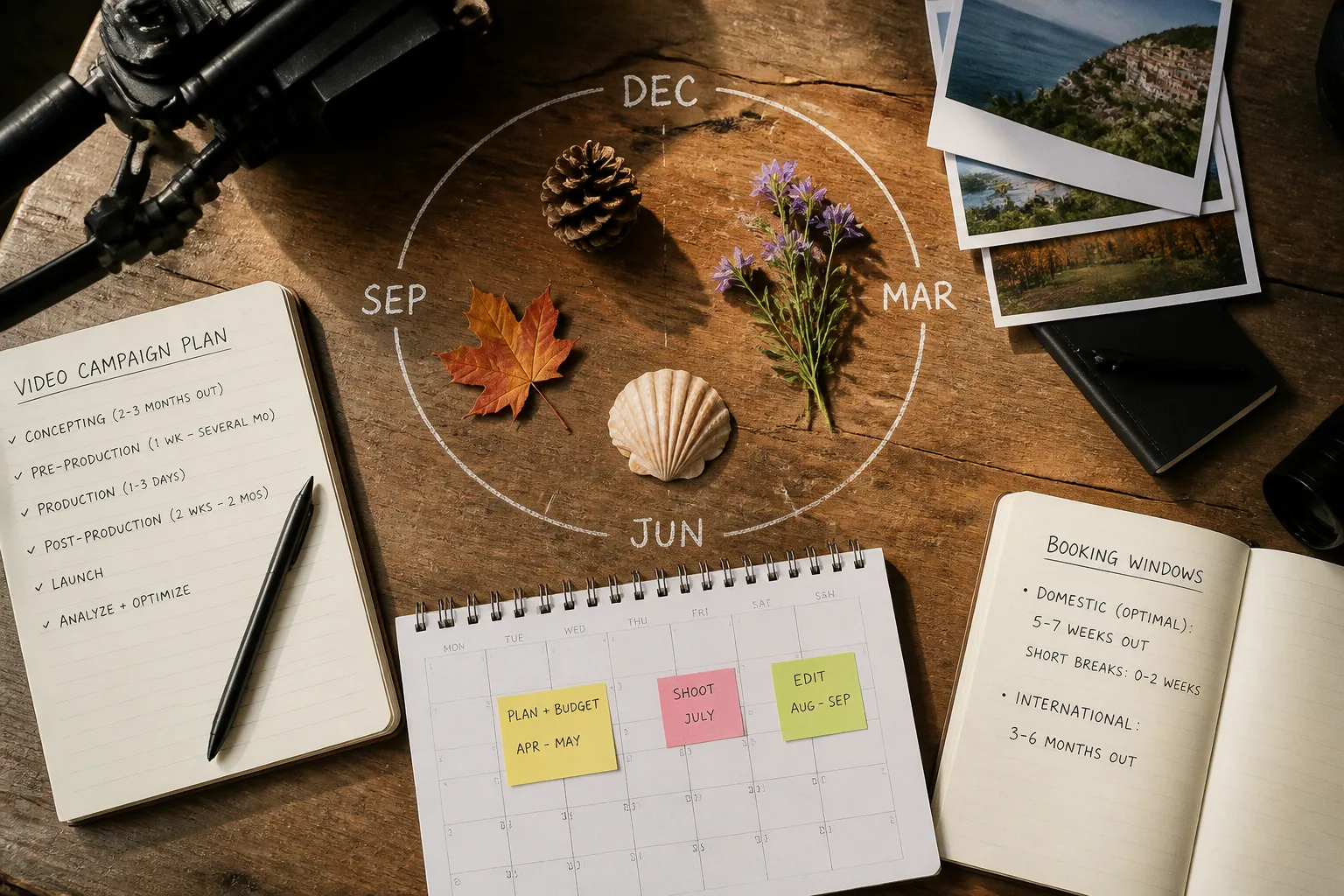 Seasonal destination videos: a year-round planning route